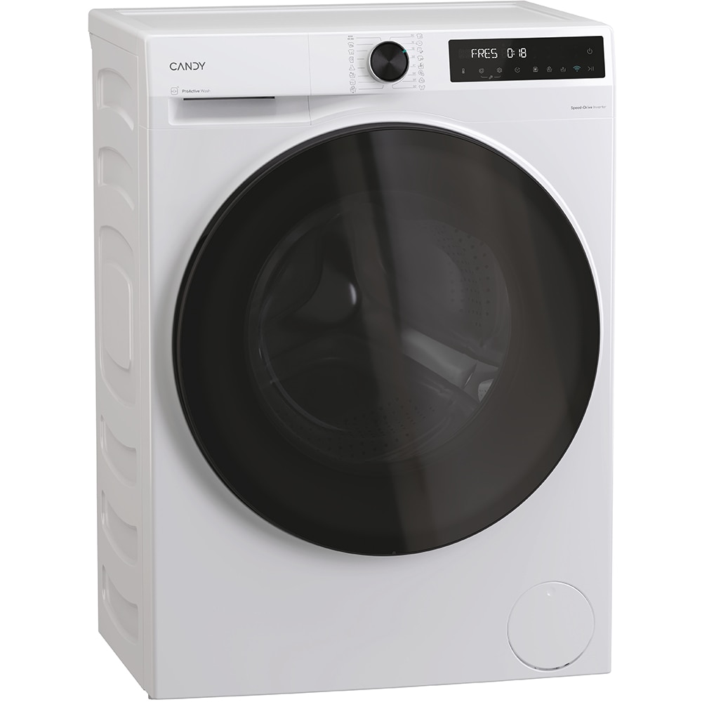 Masina de spalat rufe frontala CANDY BP 410BL8-S, ProActive Wash, 10 kg, 1400rpm, Clasa A, Wi-Fi, alb