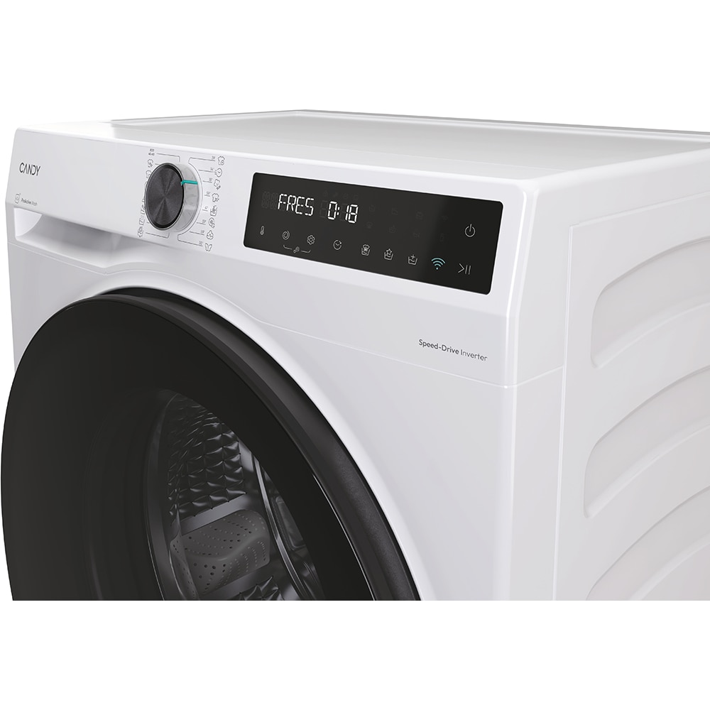 Masina de spalat rufe frontala CANDY BP 413BL8-S, ProActive Wash, 13 kg, 1400rpm, Clasa A, Wi-Fi, alb