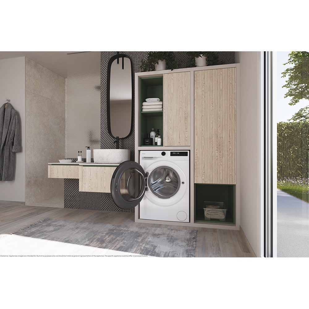 Masina de spalat rufe frontala CANDY BP 413BL8-S, ProActive Wash, 13 kg, 1400rpm, Clasa A, Wi-Fi, alb