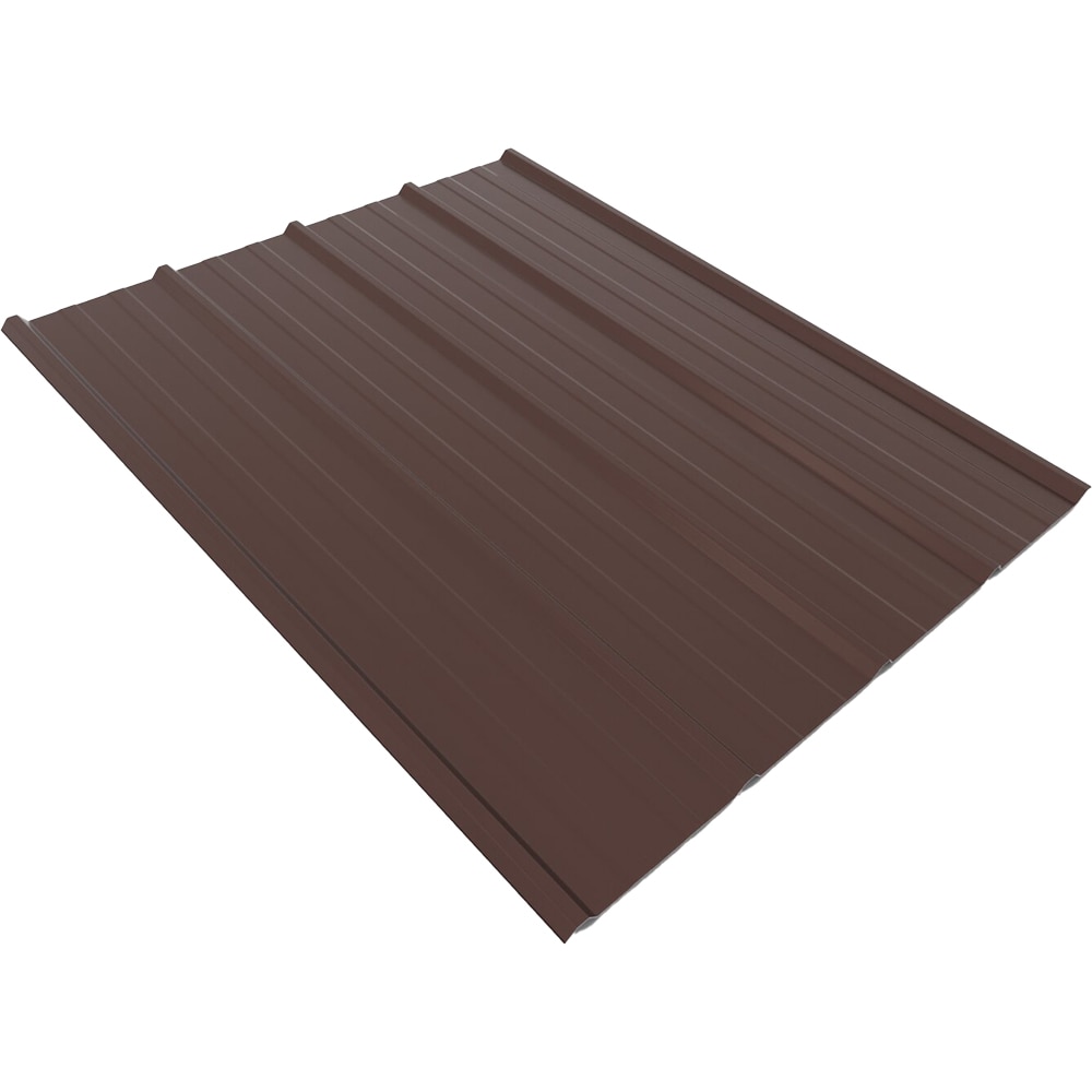 Tabla cutata Bravo, T15, maro lucios, RAL 8017, 200 x 91 cm, grosime 0.25 mm