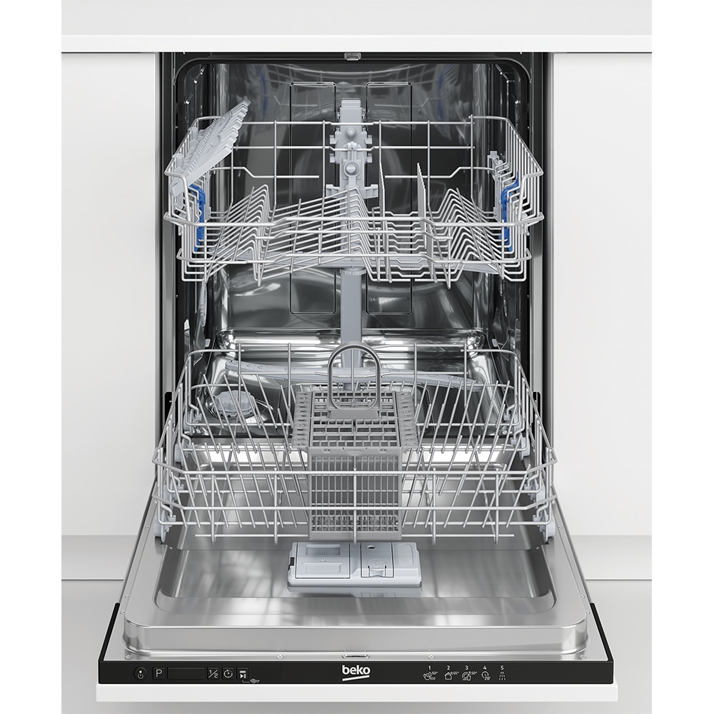 Masina de spalat vase incorporabila BEKO BRI63491, 14 seturi, 5 programe, 60 cm, Clasa D, panou comanda negru