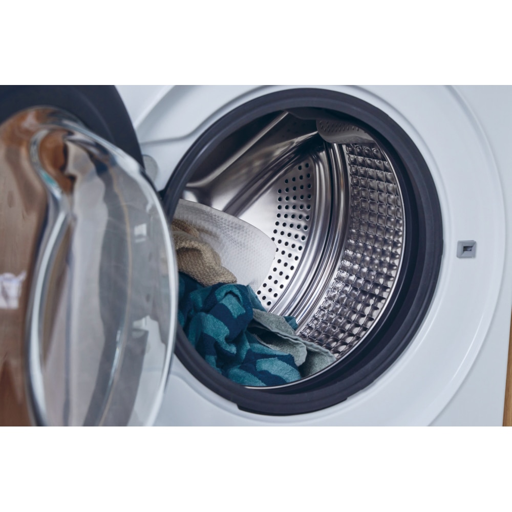 Masina de spalat rufe frontala CANDY BS B12B8-S, ProActive EcoWash, 12 kg, 1400rpm, Clasa A, Wi-Fi, alb