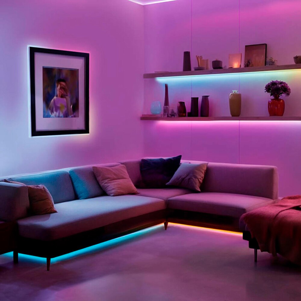 Banda LED Smart HAMA 00176633, RGB, 13W, 1350lm, 5m