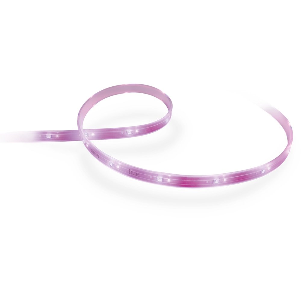 Extensie banda LED RGBW Philips Hue Lightstrip Plus, RGBW, 11.5W, 950lm, 1m