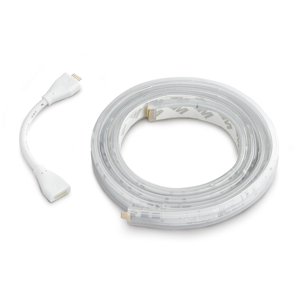 Extensie banda LED RGBW Philips Hue Lightstrip Plus, RGBW, 11.5W, 950lm, 1m