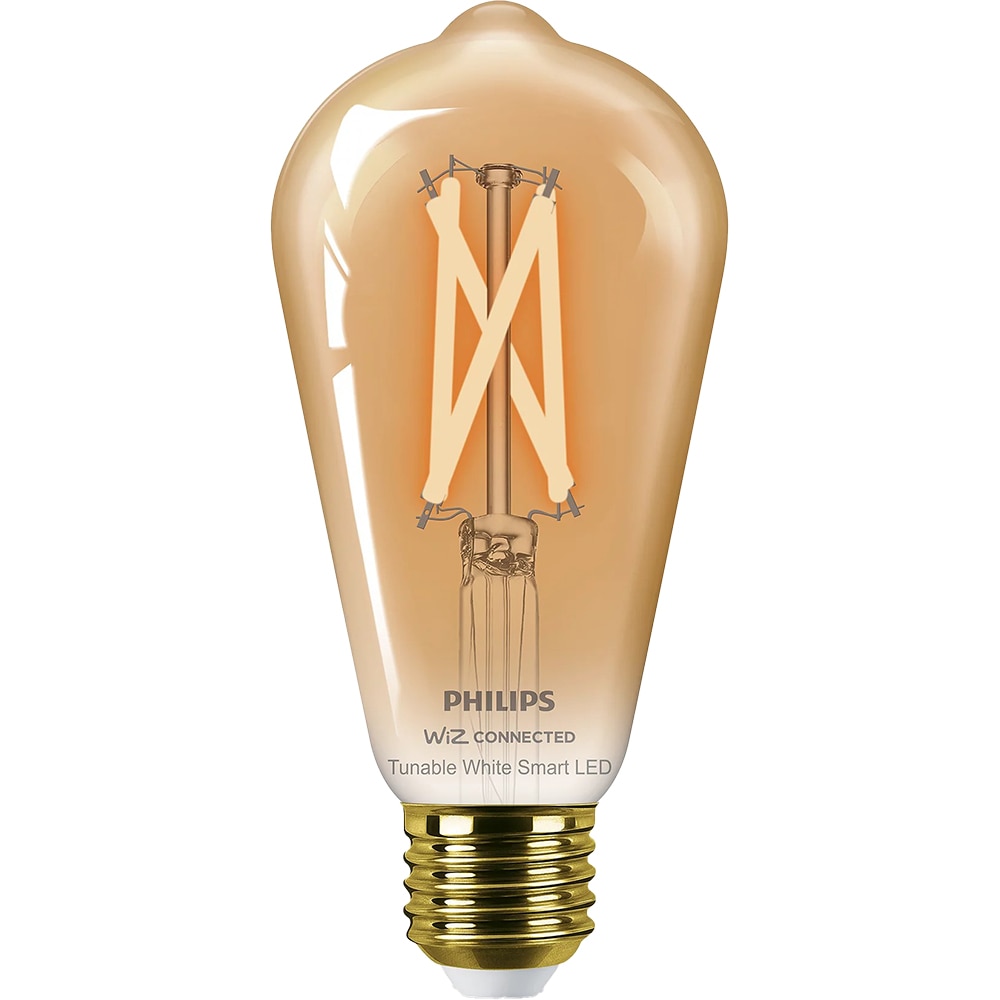Bec LED Smart PHILIPS 8719514372269, E27, 7W, 640lm, Wi-Fi, lumina variabila, compatibil Alexa, Google Assistant
