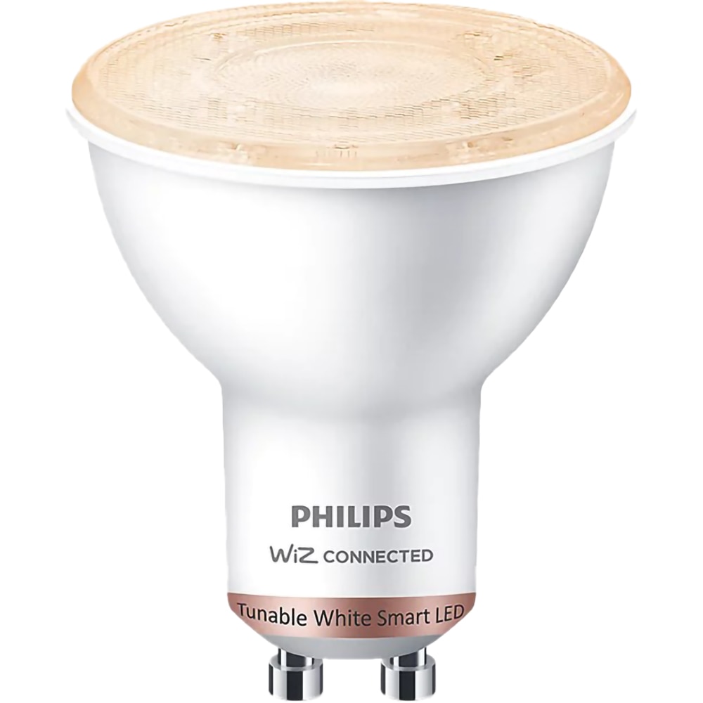 Bec LED Smart PHILIPS 8719514372320, GU10, 4.7W, 400lm, Wi-Fi, lumina variabila, compatibil Alexa, Google Assistant