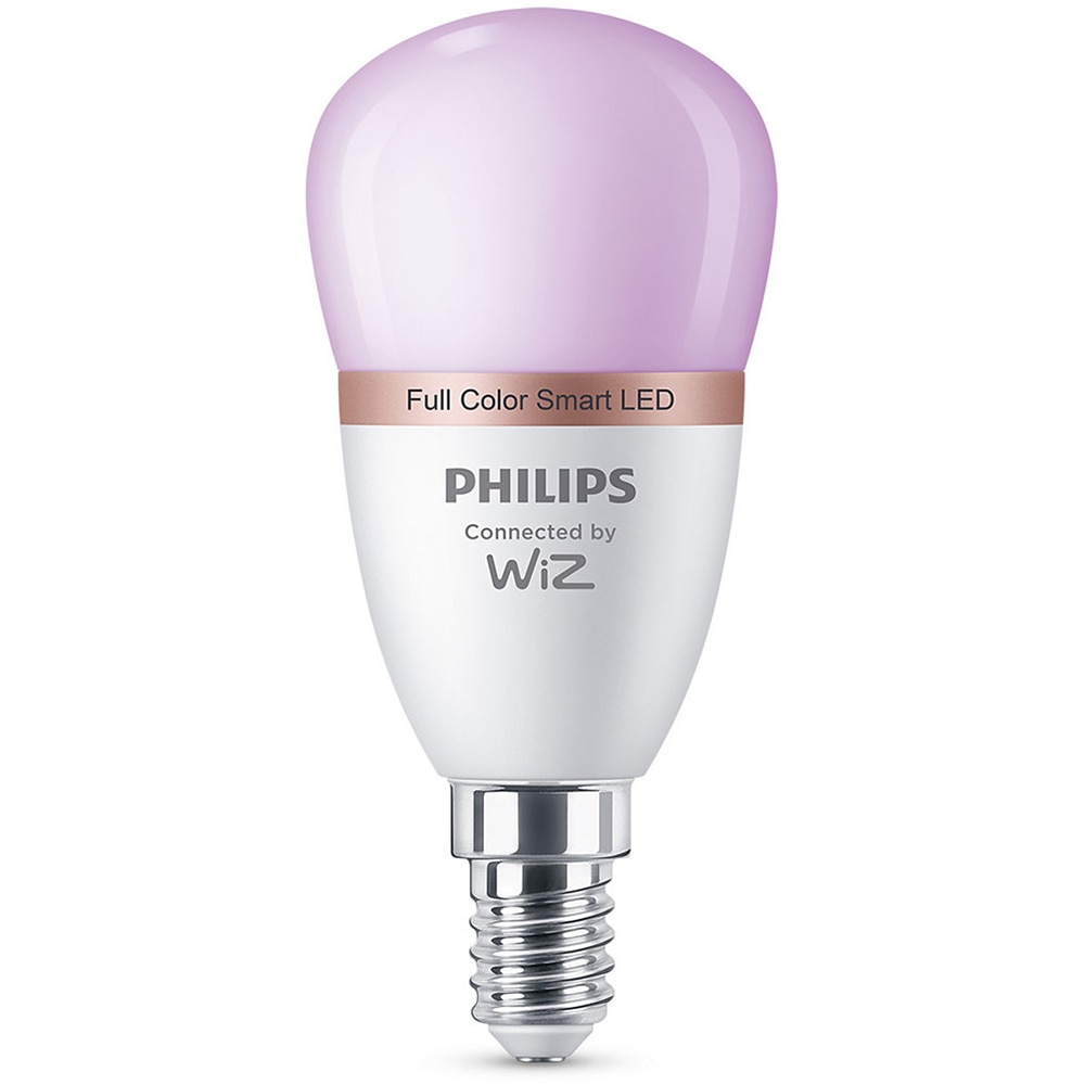 Bec LED Smart PHILIPS 8719514437333, E14, 4.9W, 470lm, Wi-Fi, lumina variabila, compatibil Alexa, Google Assistant