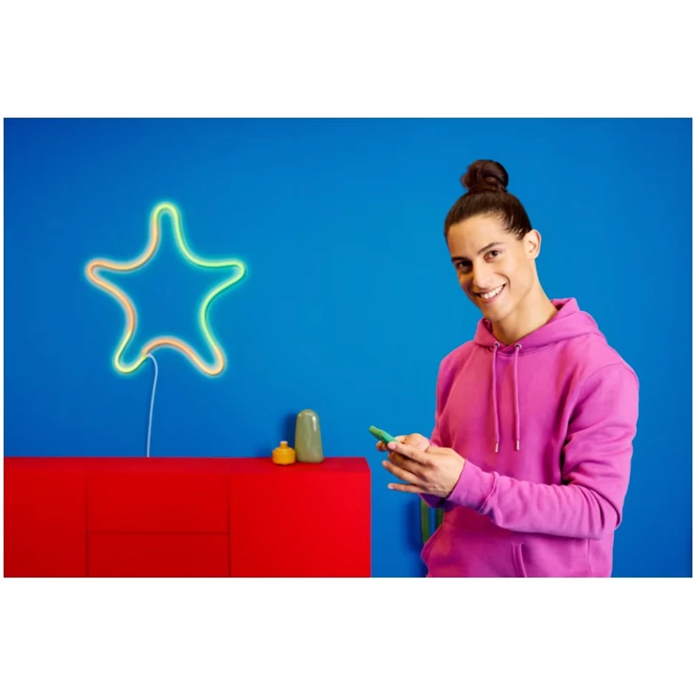 Banda LED WIZ Neon Flex Strip, Wi-Fi, LED RGB, 20W, 3m