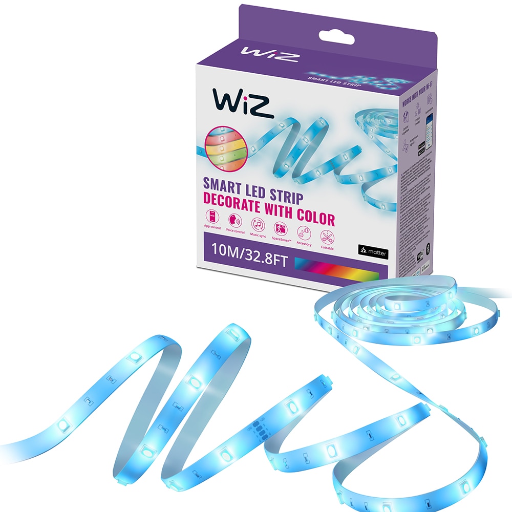 Banda LED Smart WIZ 8720169077669, RGB, 20W, 10m