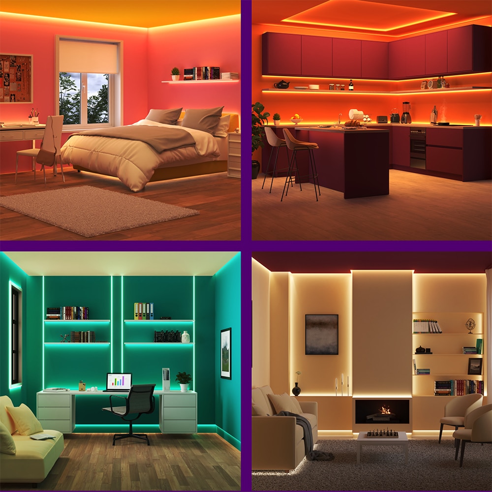 Banda LED Smart WIZ 8720169077669, RGB, 20W, 10m