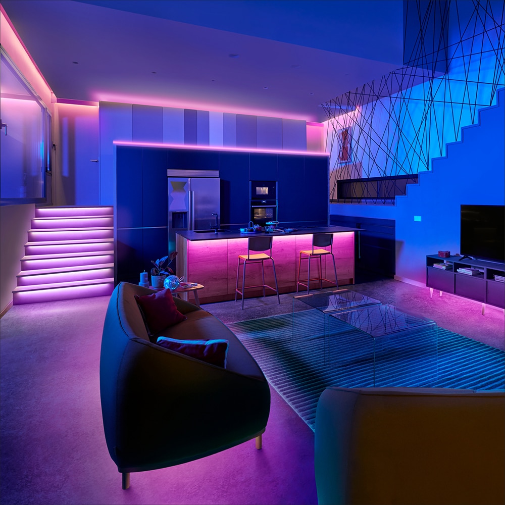 Banda LED Smart WIZ 8720169078222, Wi-Fi, LED RGB, 5.3W, 4m