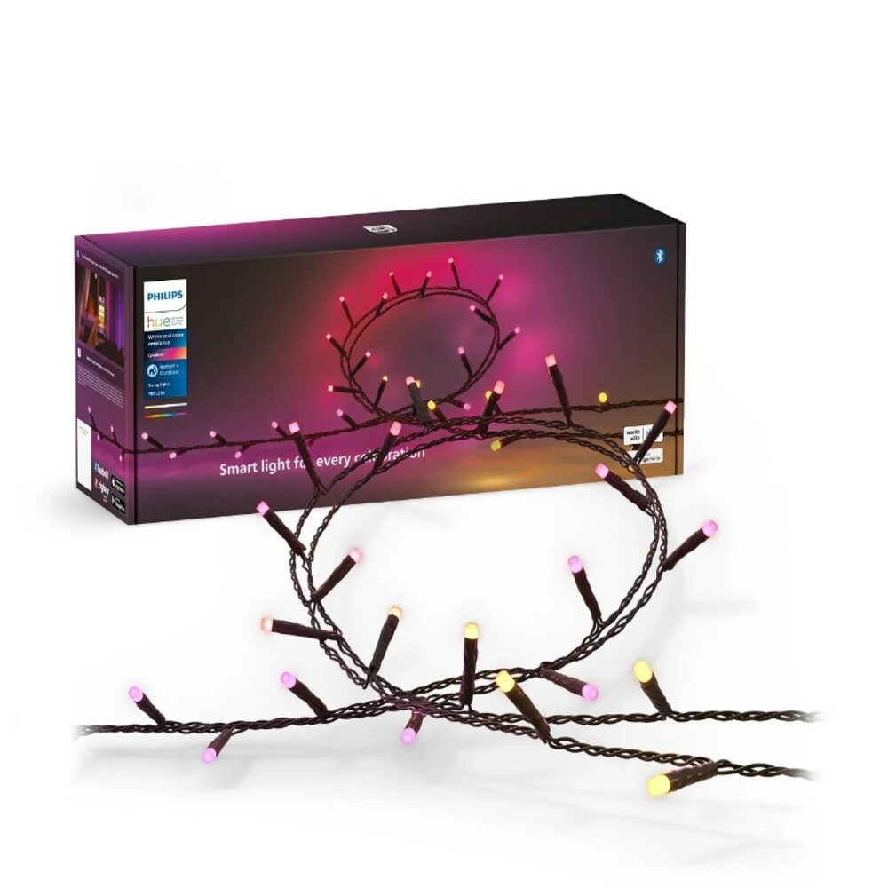 Instalatie brad PHILIPS HUE Festiva, Wi-Fi, LED RGB, 14W, 40m