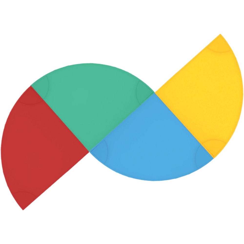 Kit panouri luminoase LED modulare Smart Myria Arc MY2276-10, RGBW, Wi-Fi, 325lm, senzor muzica, aplicatie TUYA, compatibil iOS/Android,/Google Home/Amazon Alexa, 10 bucati