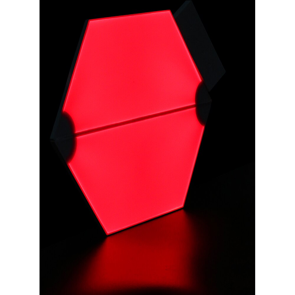 Kit extensie panouri luminoase LED modulare Smart Myria Trapezoidal MY2277-4, RGBW, Wi-Fi, 226lm, 4 bucati