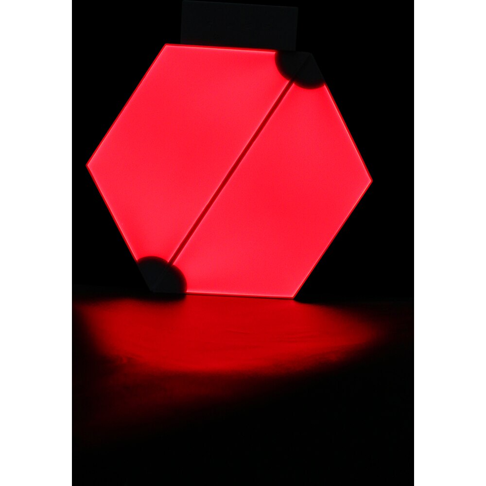 Kit extensie panouri luminoase LED modulare Smart Myria Trapezoidal MY2277-4, RGBW, Wi-Fi, 226lm, 4 bucati