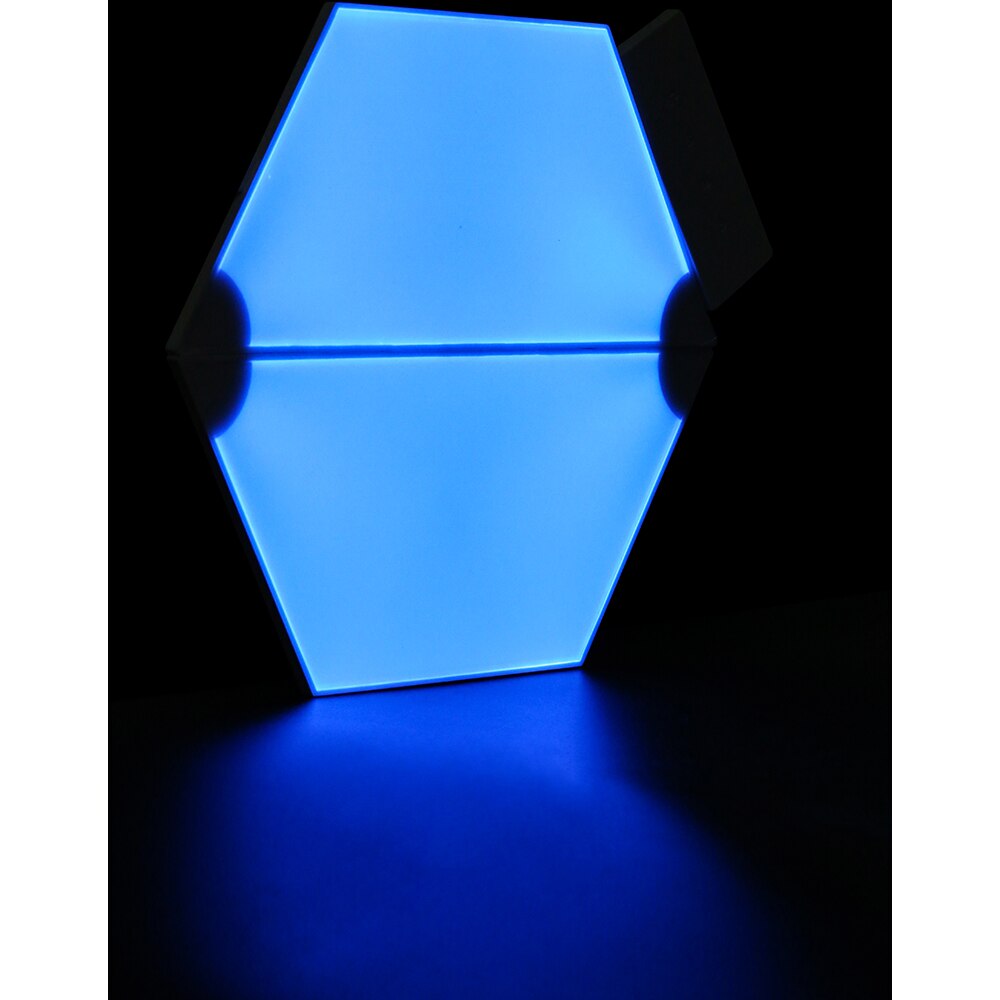 Kit extensie panouri luminoase LED modulare Smart Myria Trapezoidal MY2277-4, RGBW, Wi-Fi, 226lm, 4 bucati