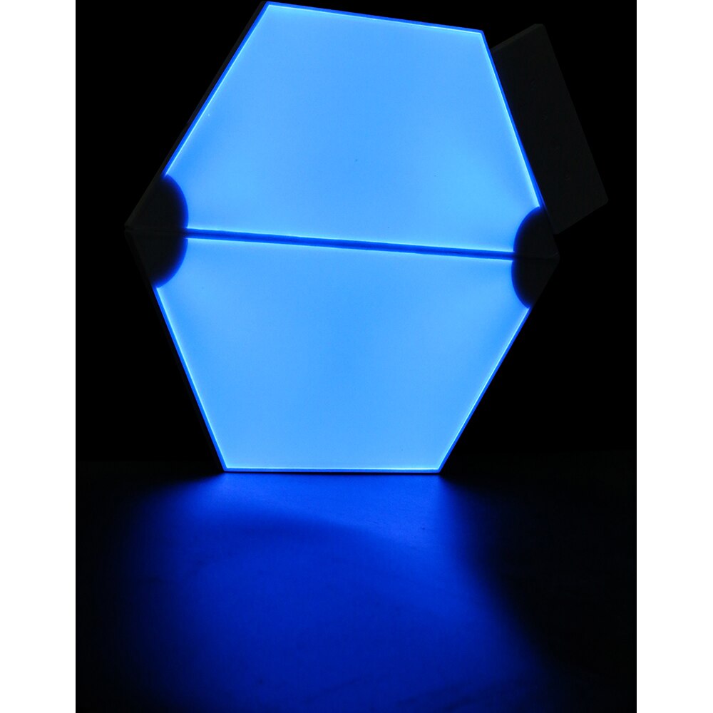 Kit extensie panouri luminoase LED modulare Smart Myria Trapezoidal MY2277-4, RGBW, Wi-Fi, 226lm, 4 bucati