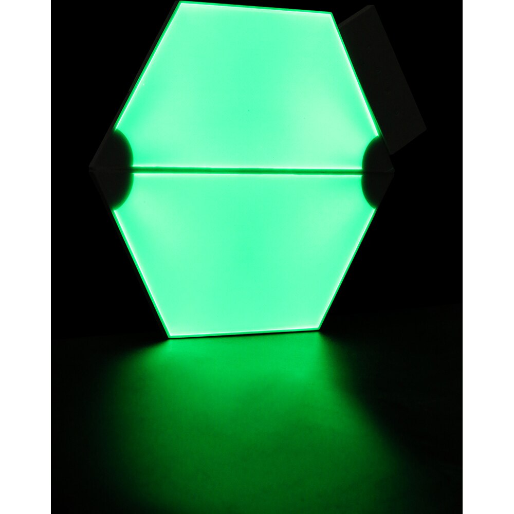 Kit extensie panouri luminoase LED modulare Smart Myria Trapezoidal MY2277-4, RGBW, Wi-Fi, 226lm, 4 bucati