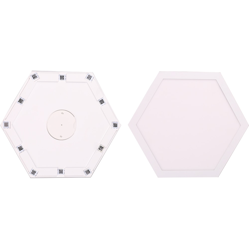 Kit extensie panouri luminoase LED modulare Smart Myria Hex MY2278-4, RGBW, Wi-Fi, 187lm, 4 bucati