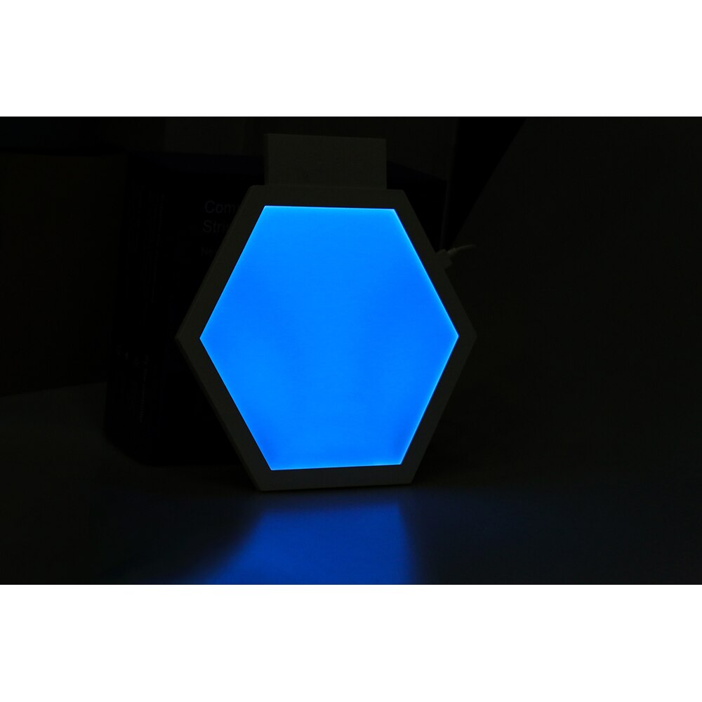 Kit extensie panouri luminoase LED modulare Smart Myria Hex MY2278-4, RGBW, Wi-Fi, 187lm, 4 bucati