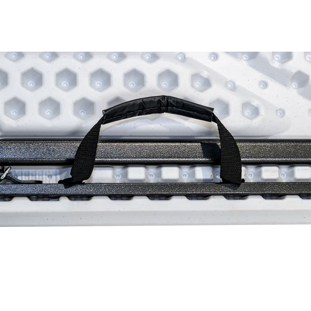 Masa terasa NEWSTORM Luka, 182.8 x 75.2 x 74.3 cm, alb-negru