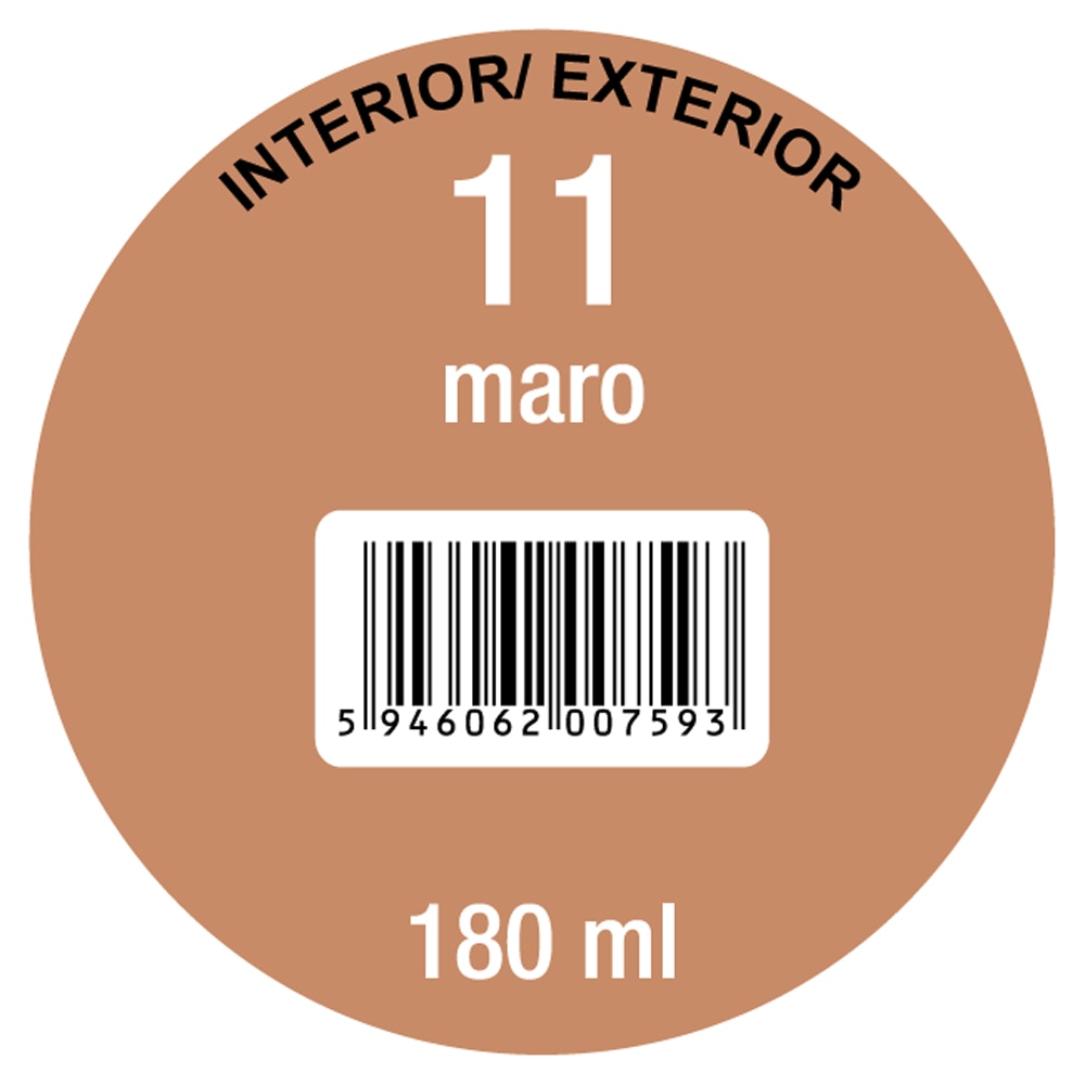 Pigment super concentrat OSKAR 11, interior/exterior, 180ml, maro