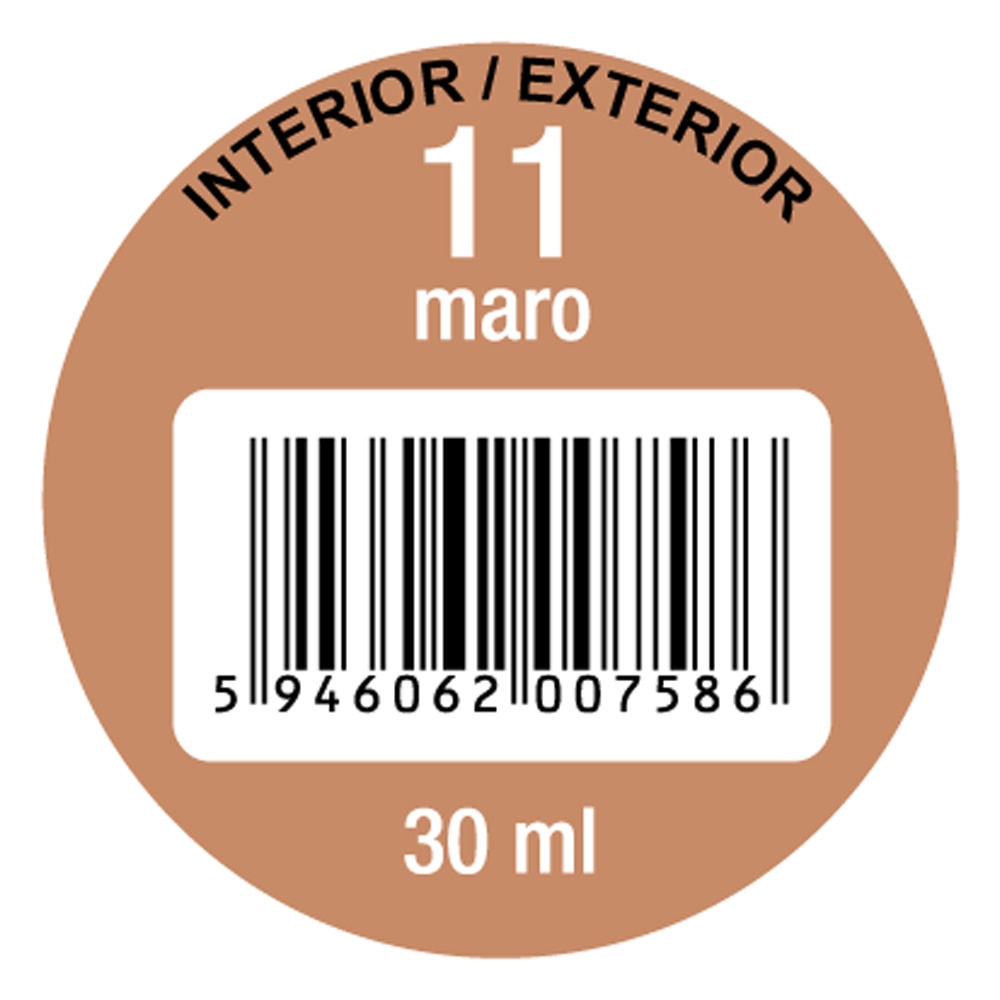 Pigment super concentrat OSKAR 11, interior/exterior, 30ml, maro