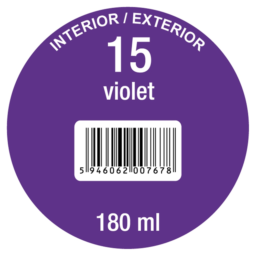 Pigment super concentrat OSKAR 15, interior/exterior, 180ml, violet