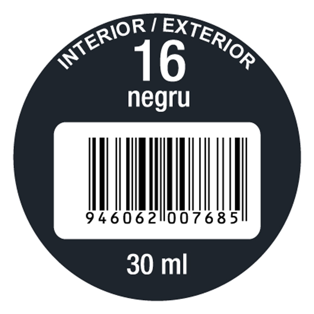 Pigment super concentrat OSKAR 16, interior/exterior, 30ml, negru