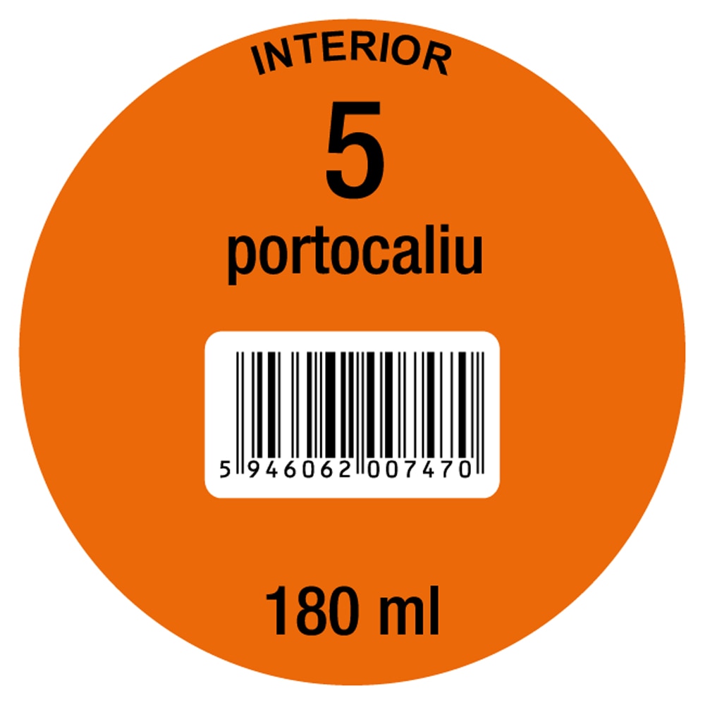 Pigment super concentrat OSKAR 5, interior/exterior, 180ml, portocaliu