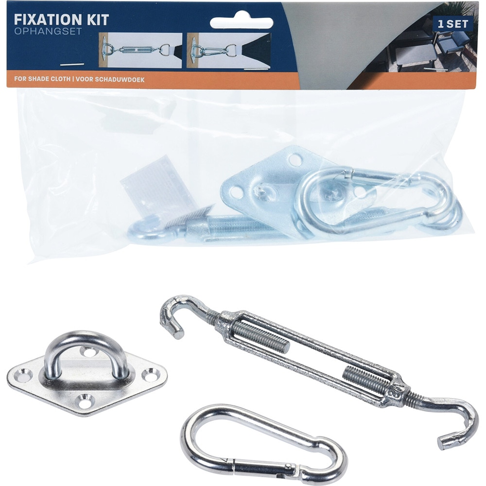 Set accesorii prindere copertina, metal, 3 piese