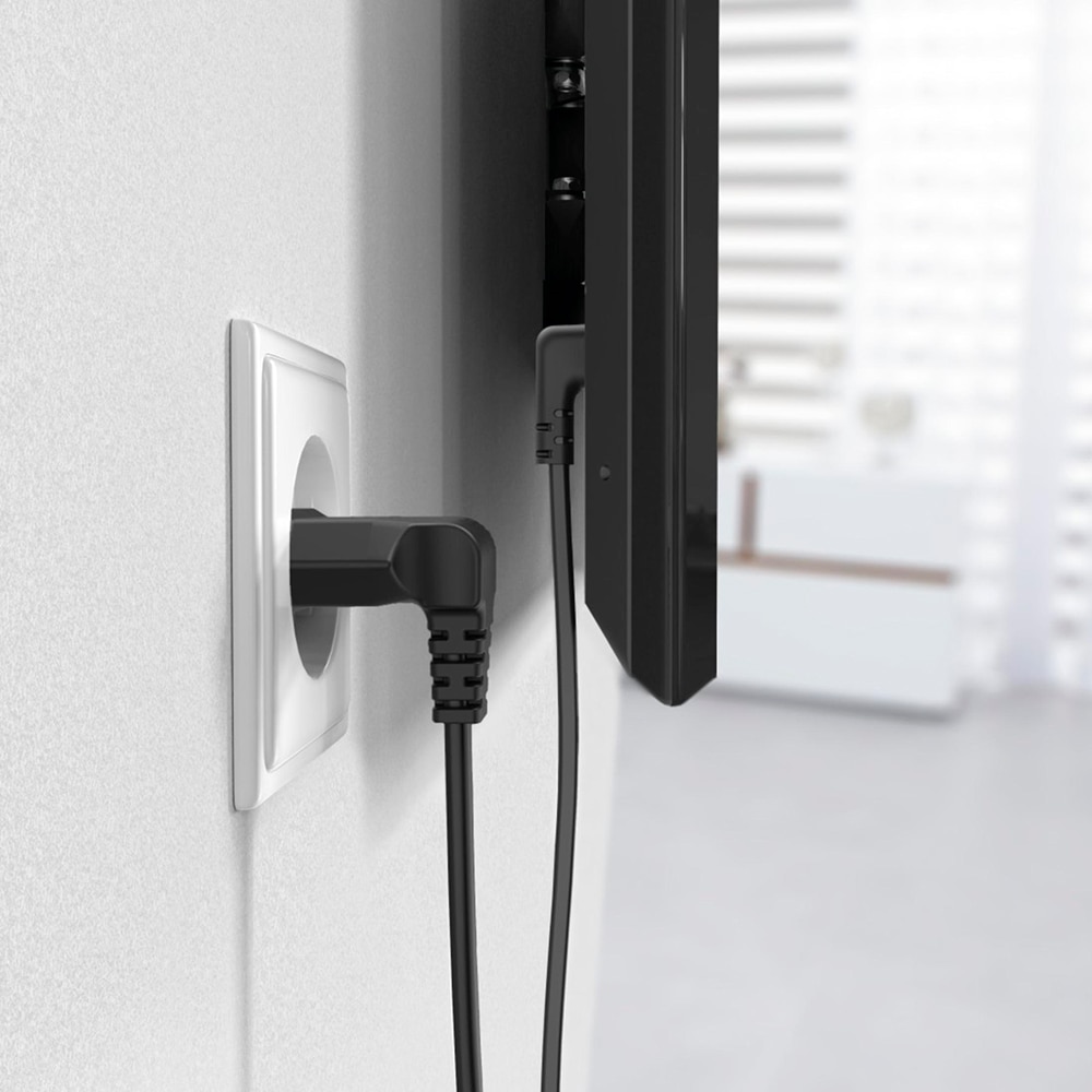 Cablu alimentare HAMA 223284, 2 pini conector AC C7, 3m, negru