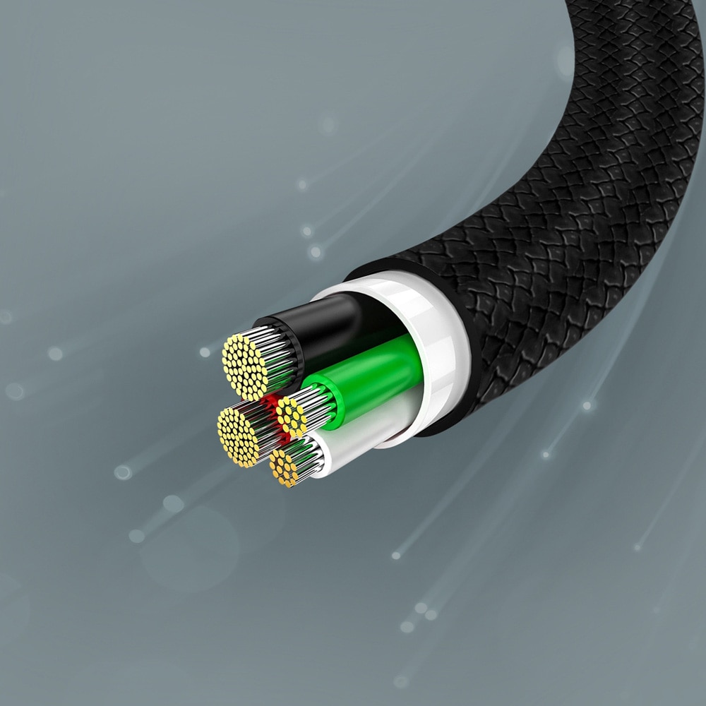 Cablu date PROMATE XCord-CC, USB-C - USB-C, Power Delivery (PD) 60W, 1m, negru