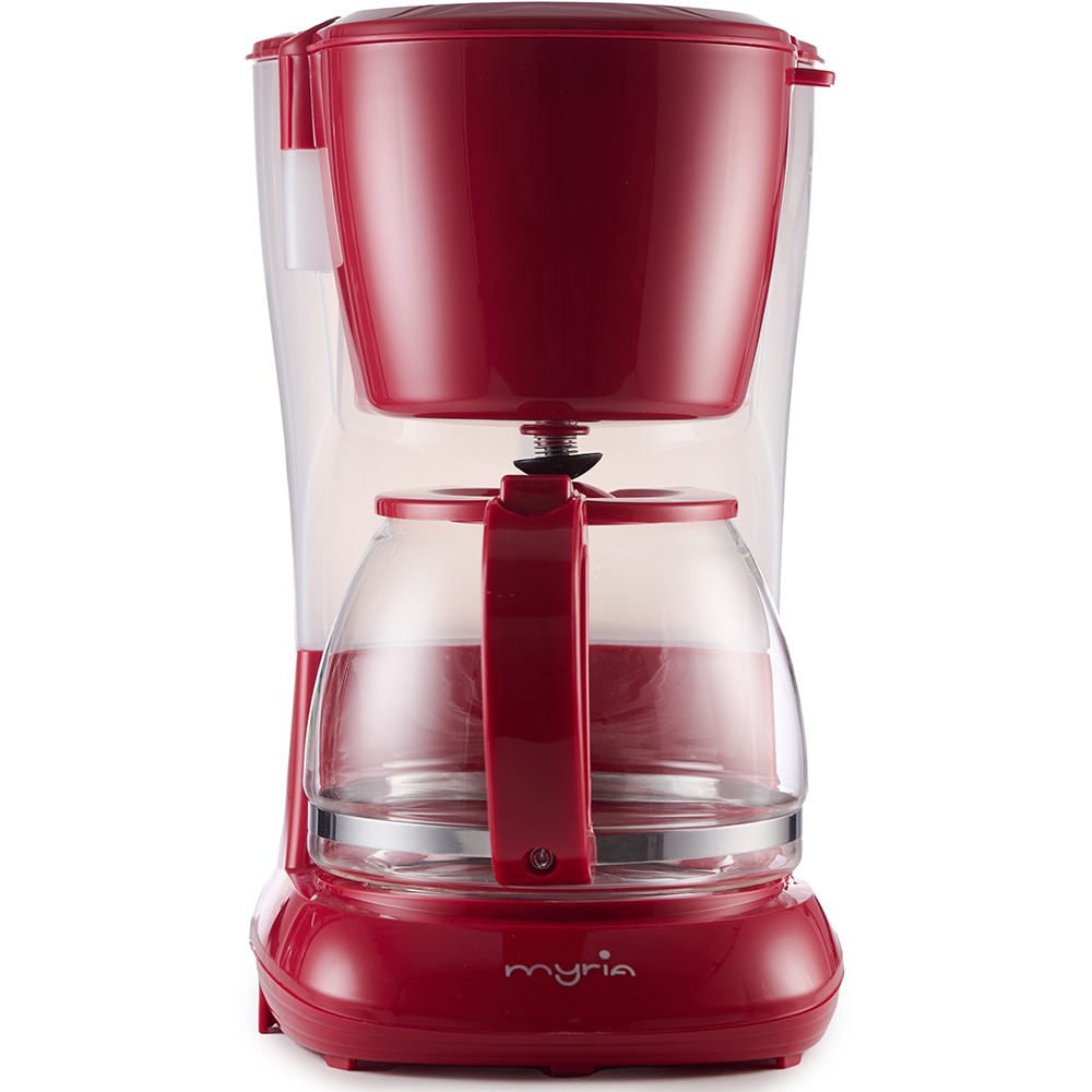 Cafetiera MYRIA MY4157RD, 1.25l, 750W, 8 cesti, rosu