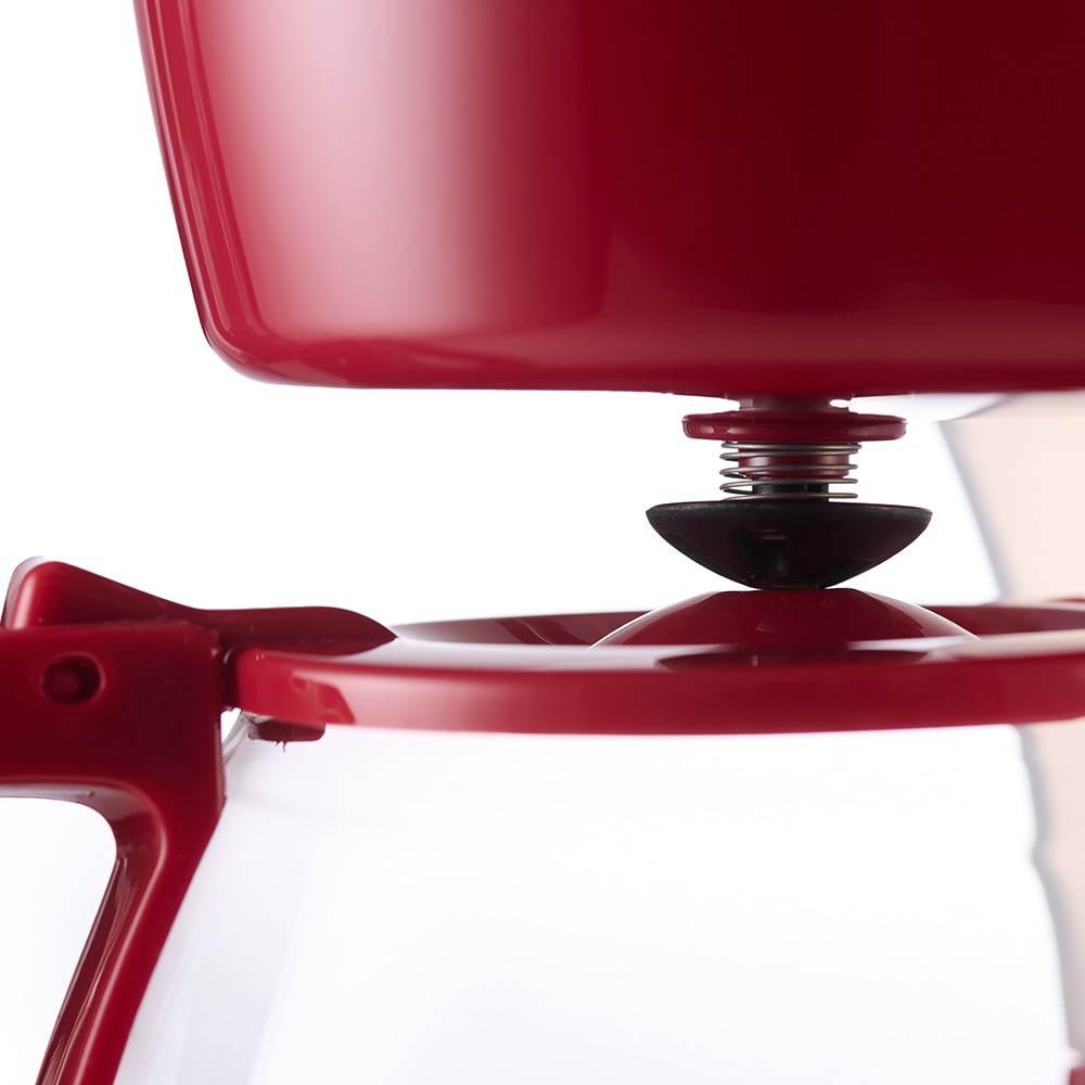 Cafetiera MYRIA MY4157RD, 1.25l, 750W, 8 cesti, rosu