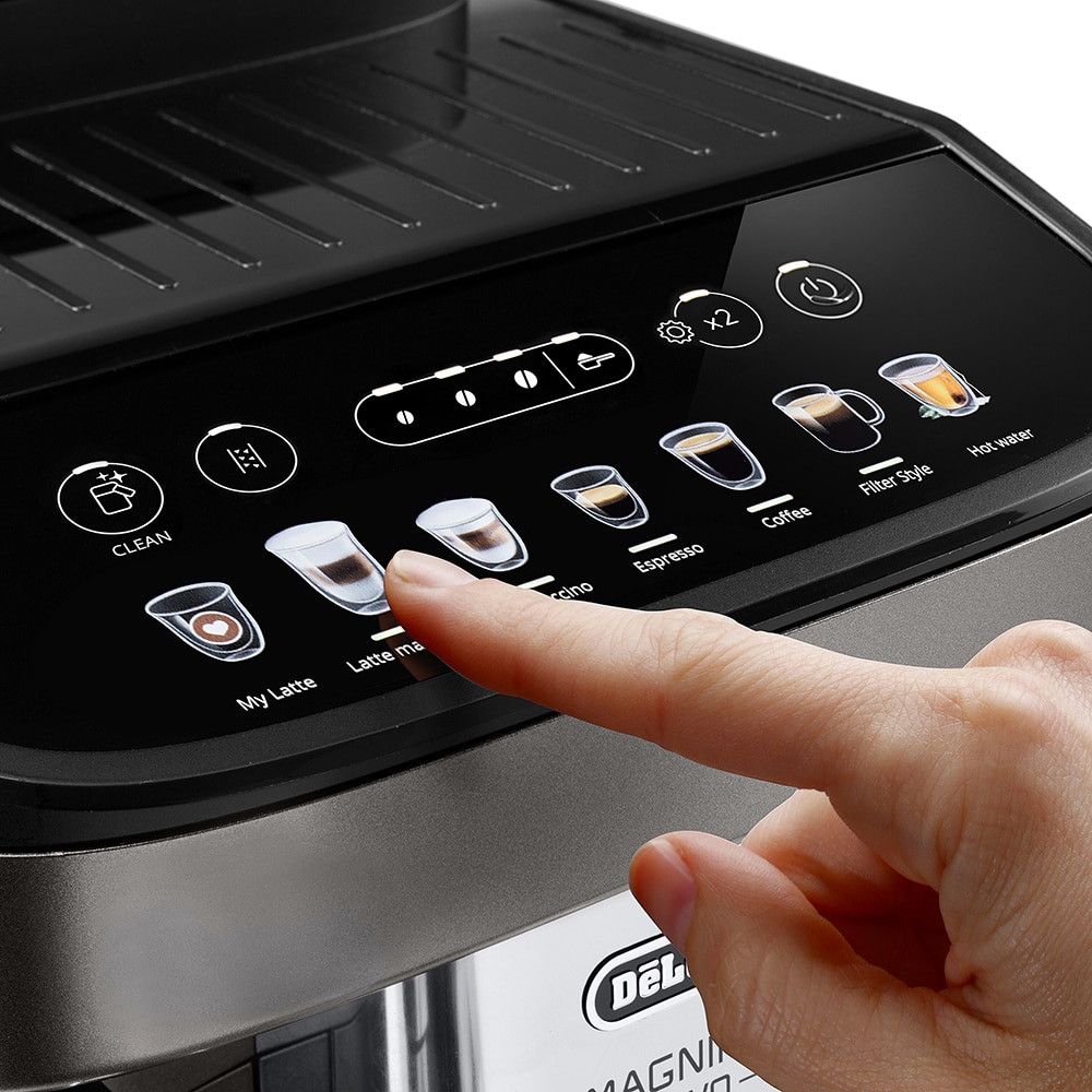 Espressor automat DELONGHI Magnifica Evo ECAM290.81.TB, 1.8l, 1450W, 15 bar, argintiu inchis-negru