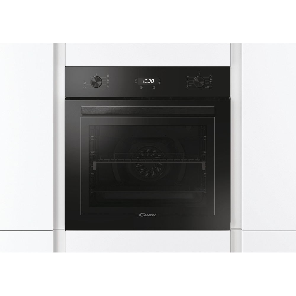 Cuptor incorporabil CANDY FCM996NRL, Electric, Gatire cu abur, Autocuratare pirolitica, 70 l, Clasa A, negru