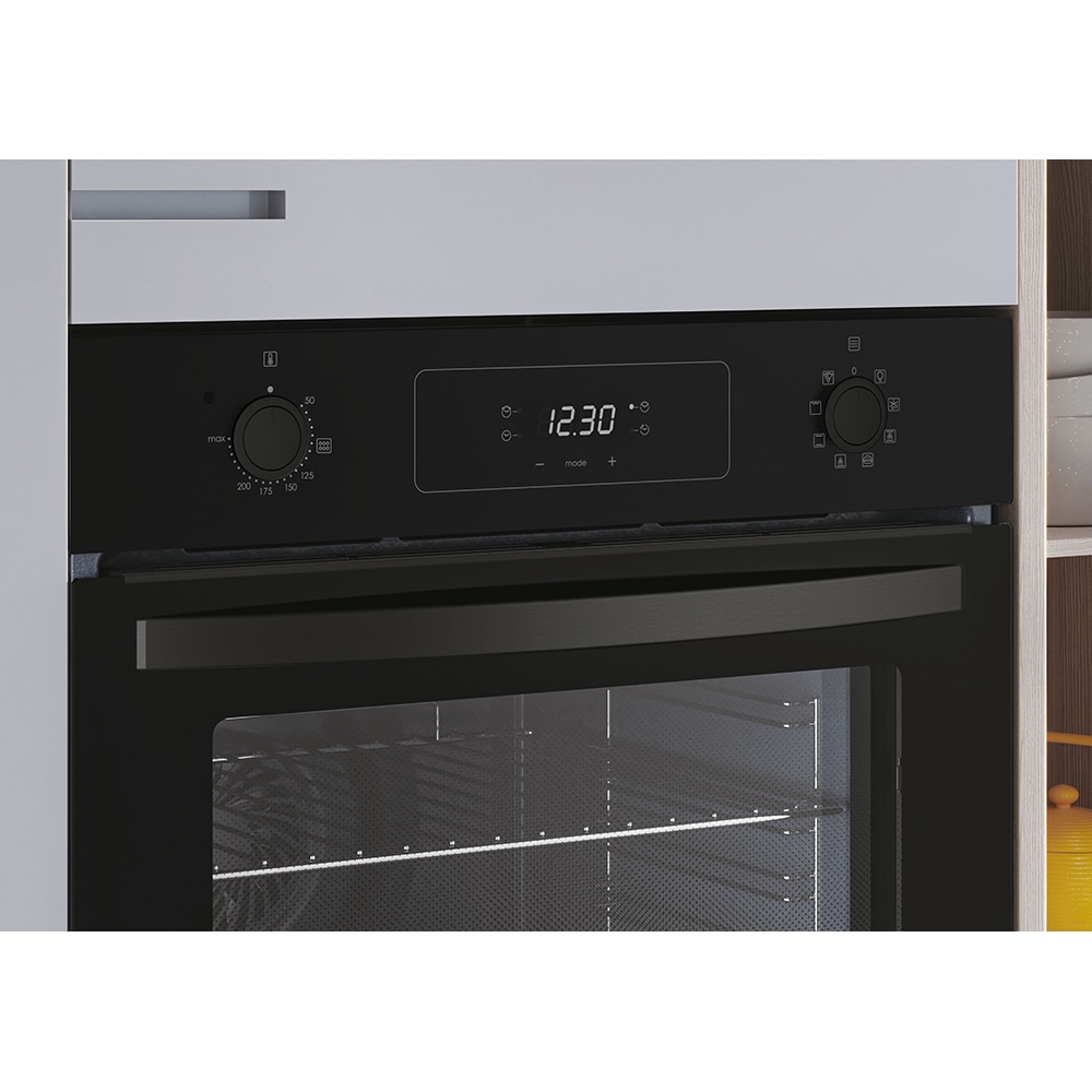 Cuptor incorporabil CANDY FIDCP N625 L, Electric, Autocuratare AquaClean, 70 l, Clasa A+, negru