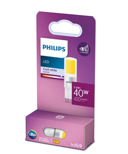 Bec LED Philips 9290024957, 3.2W, G9, 420lm