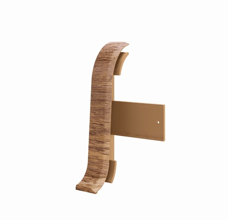 Terminatii stanga/dreapta VILO Flex 537, stejar boieresc, PVC, set 2 bucati