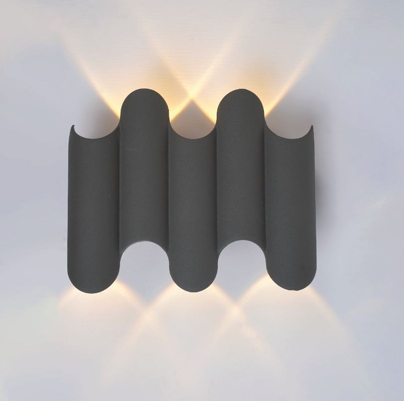 Aplica Led 5W 3000K 226Lm Ip65 Gri