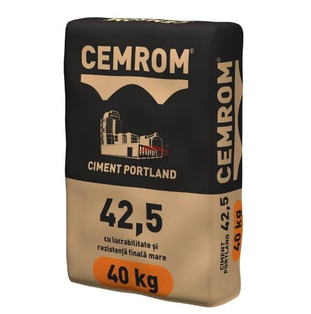 Ciment CEM II B-LL, 40 kg, 42.5 rezistenta  Cemrom