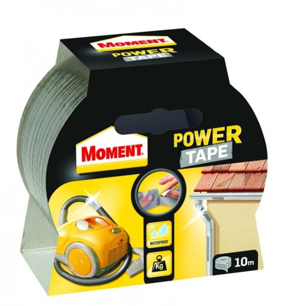 Banda auto-adeziva 1 cm x 50 m Argintiu  MOment