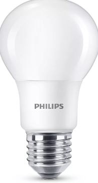 Bec LED, E27, 7.5 W, A60  Philips