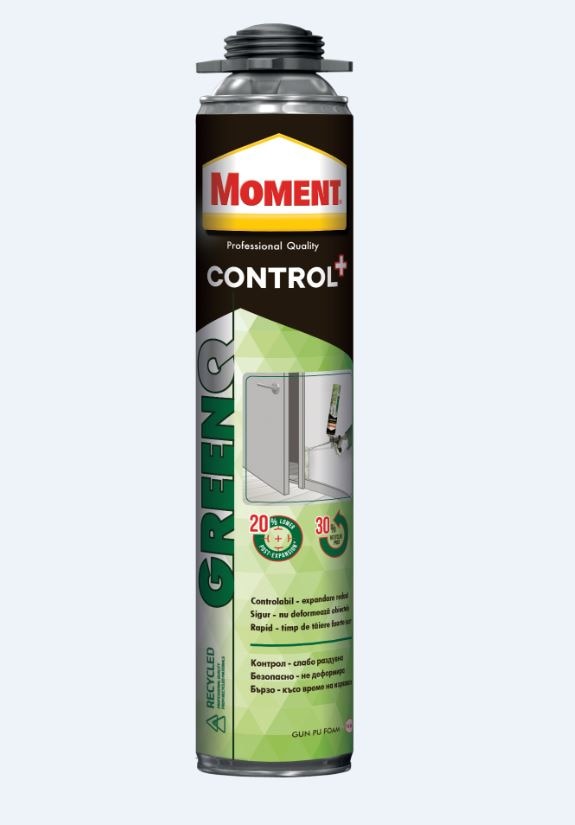 Spuma poliuretanica MOMENT Greenq, aplicare pistol, 750 ml