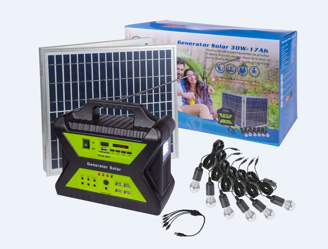 Kit solar fotovolatic, 30 W
