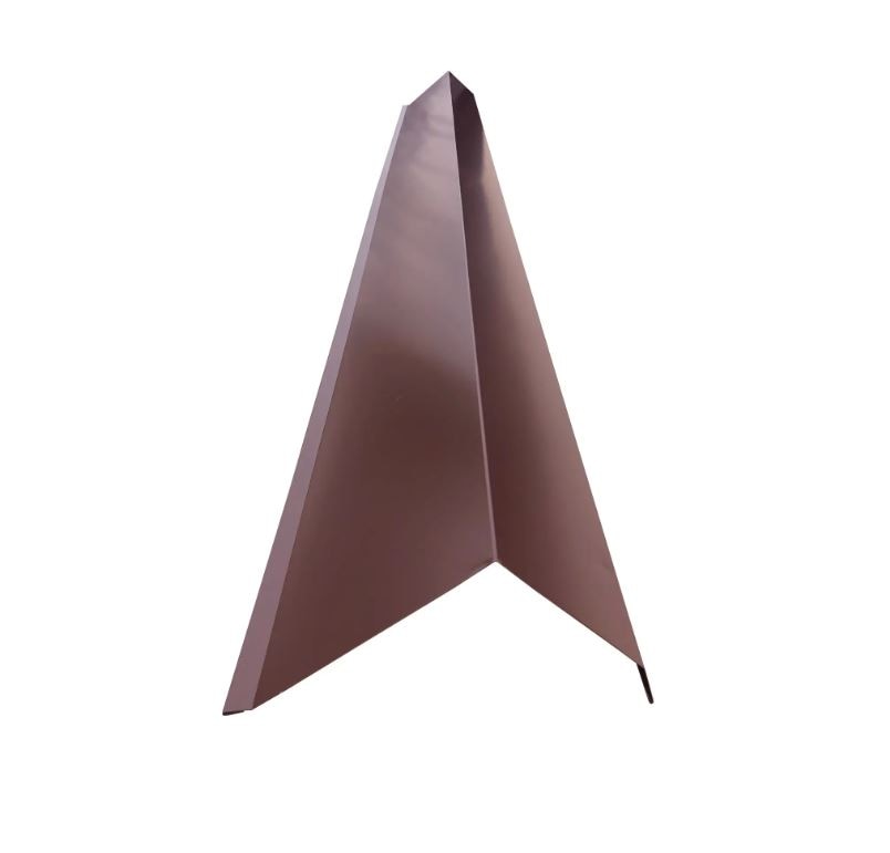 Cornier margine, maro mat, RAL 8017, grosime 0.5 mm, 312 mm, lungime 2 m