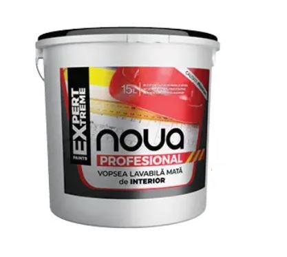 Vopsea lavabila Expert Extreme Noua Profesional, alb, 15 L, Interior