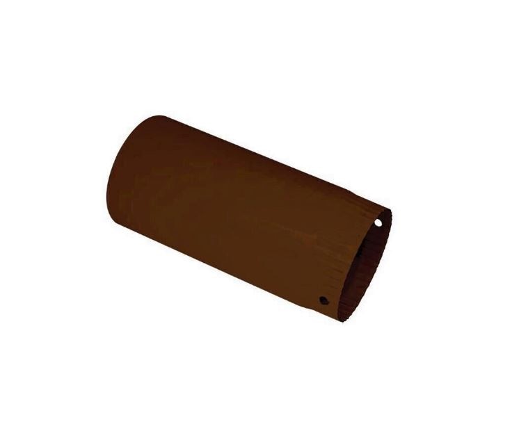 Burlan emailat, maro, diametru 120 mm, lungime 900 mm